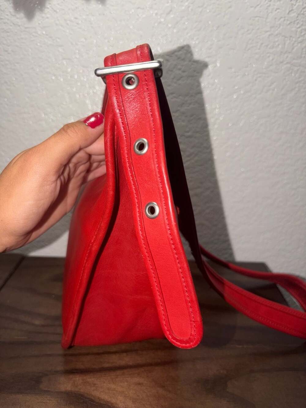 Vintage Coach Janice  Leather Shoulder Bag - Picture 2 of 9